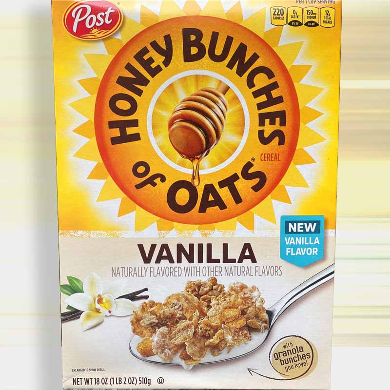 美国现货Post Honey Bunches Oats宝氏蜂蜜扁桃仁烘烤麦片Cereal - 图2