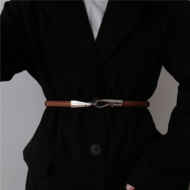 气质简约配西装真皮腰带女收腰时尚百搭毛衣连衣裙外套裙子腰封细,淘宝优惠券,粉丝福利购,淘宝优惠卷