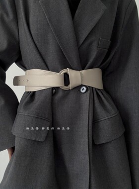 包扣~设计感小众个性腰带配衣服~