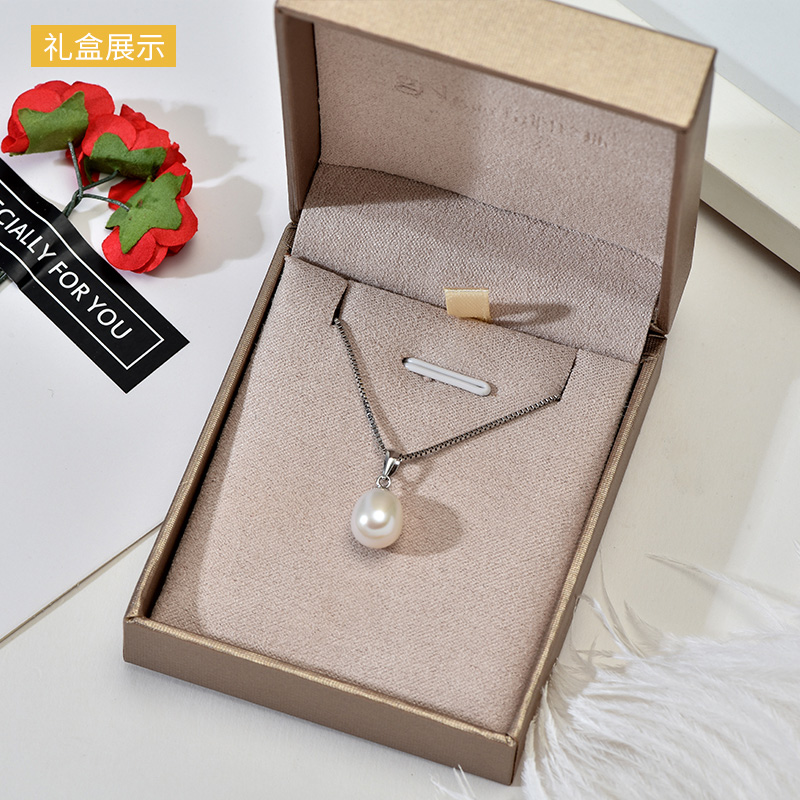 T2 925 京润珍珠吊坠月色送 银链吊坠女珍珠项链送女友生日礼物饰品 T2 925 京润珍珠吊坠月色送 银链吊坠女珍珠项链送女友生日礼物饰品