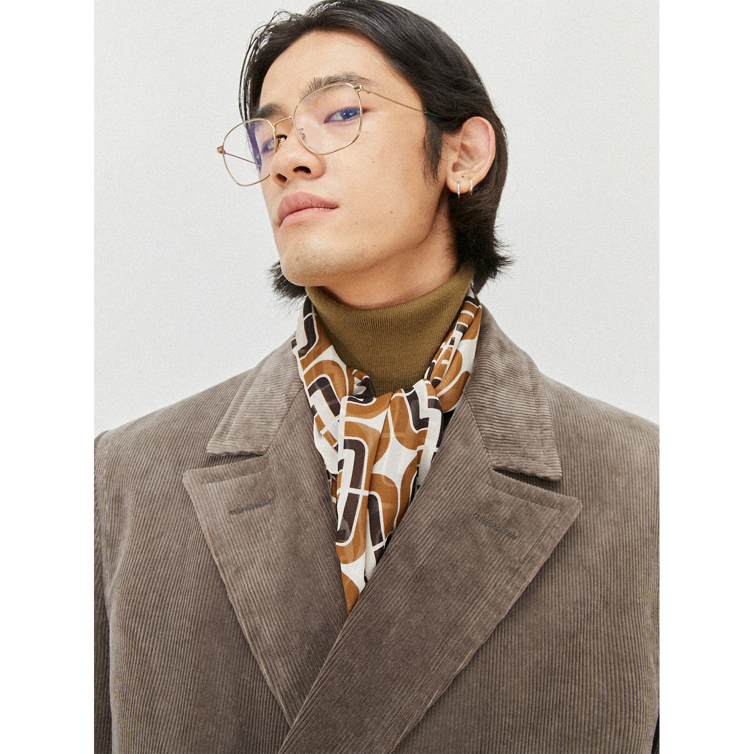 UNICA HOMME/级复古腔调灯芯绒双排扣毛呢大衣男风衣夹克,淘宝优惠券,粉丝福利购,淘宝优惠卷