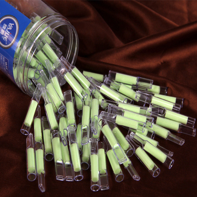 Genuine Yajue disposable disposable green cotton tow cigarette holder, healthy light resistance, fine cigarette filter cigarette holder for men and women