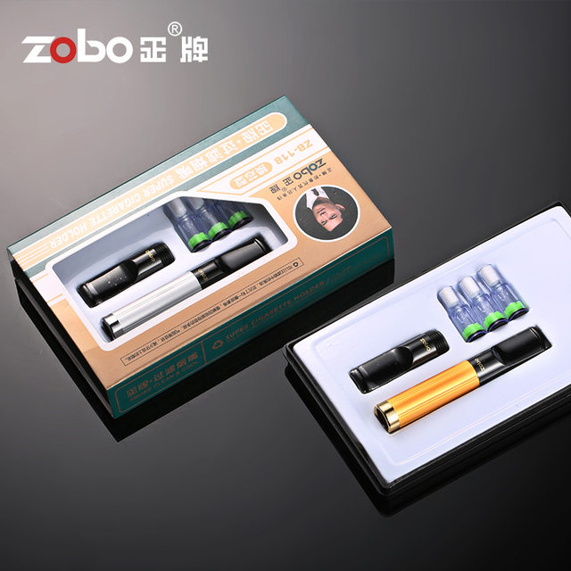 ZOBO thick and thin dual-purpose filter cartridge cigarette holder
