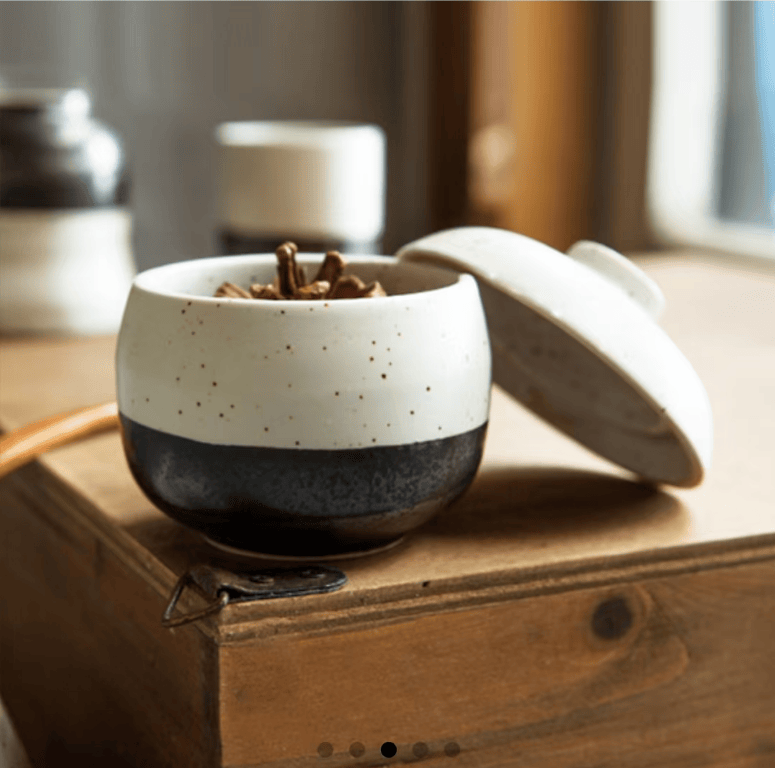 毛孩烧陶瓷雪花釉餐具蛋盅汤盅高温粗陶燕窝碗炖盅素雅带盖碗日式,淘宝优惠券,粉丝福利购,淘宝优惠卷