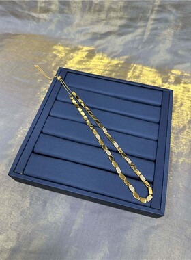 密镶精致银色项链s925银杨紫同款