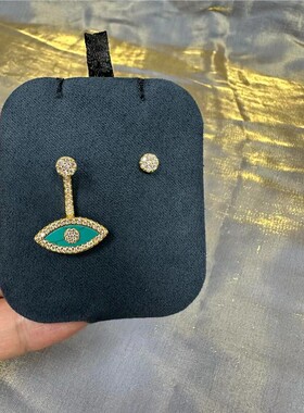 绿松石幸运之眼吊坠s925银