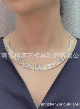 银项圈模具设计和制造银项链配件模具制造珠宝项圈设计和加工