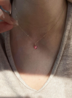 【炙热】爱心项链2025新款简约mini高级感锁骨链饰品定制洋气项链