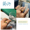 925 silver beeswax ring with adjustable opening
