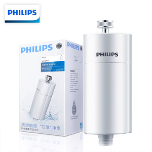 飞利浦家用净水器淋浴洗澡沐浴花洒过滤器软水前置净化除氯wp3857