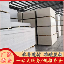 Manufacturer direct silicate fireproof plate smoke exhaust pipe fireproof plate refractory 2 hours fibre silicate plate 9 12mm