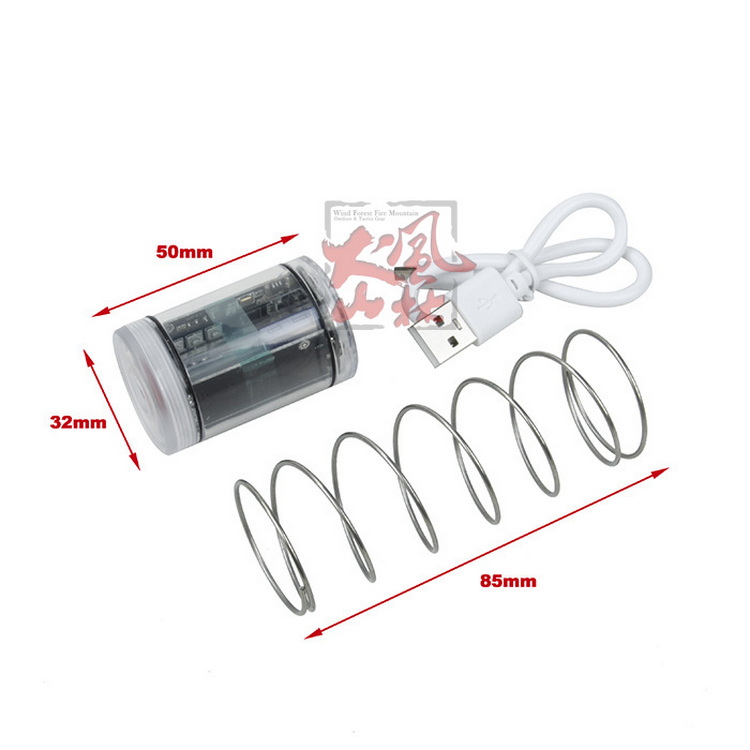 风林火山直径31.5mm光电模拟喷火效果战术消荧光补光内胆BBP-32 - 图1