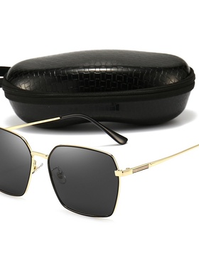 新款方形金属太阳镜 男士经典方款偏光太阳镜5031 厂家直销