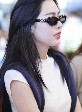 2025新款gm墨镜珠宝系列檀健次同款复古猫眼小框太阳镜男女感