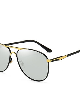 偏光太阳镜男士墨镜女士防紫外线经典款蛤蟆镜潮人开车驾驶镜8722