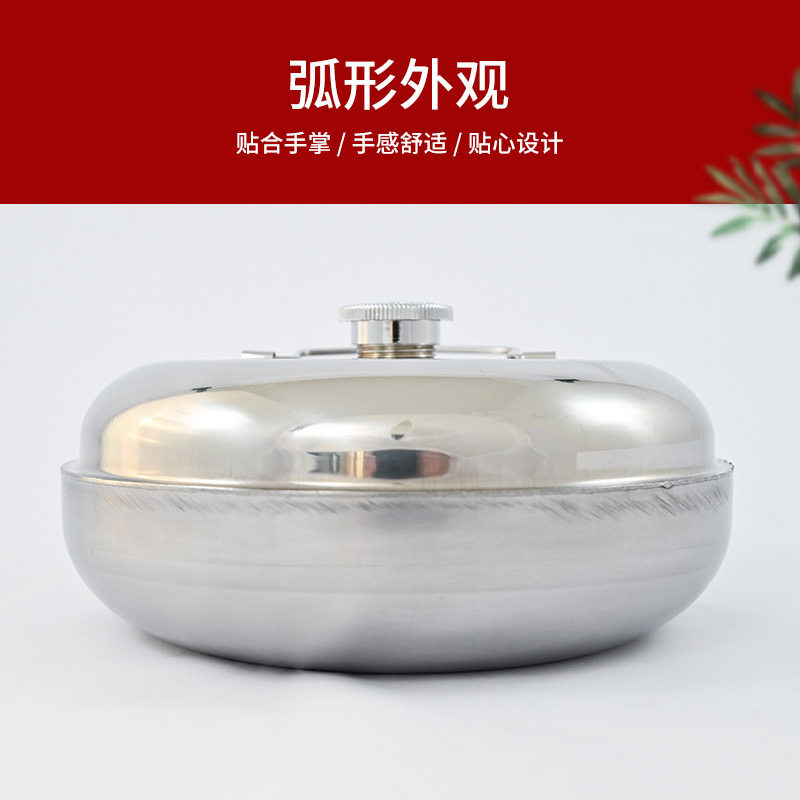 暖脚睡觉用金属盖不锈钢汤婆子暖手宝大号暖水壶注水防热水袋,淘宝优惠券,粉丝福利购,淘宝优惠卷