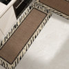 Light luxury kitchen floor mat anti-slip and oil-proof