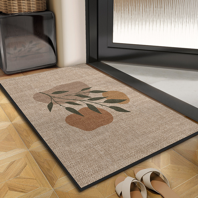 Imitation sisal bathroom floor mat, non-slip, water-absorbent and wear-resistant
