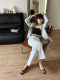 Jeans ແບບ retro ງ່າຍດາຍແລະ versatile