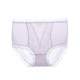Sweet large size high waist ice silk antibacterial underwear