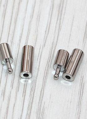 DIY饰品配件材料 手链项链皮绳扣 直筒扣 ZAKKA手工基础材料