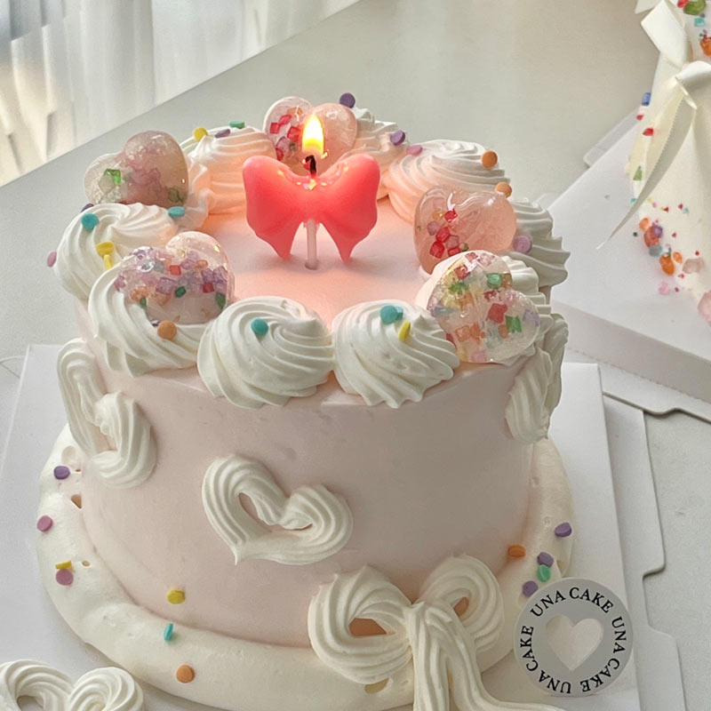 2.14情人节蛋糕装饰缤纷钻石砂糖宝石糖彩色蝴蝶结蜡烛插件插牌,淘宝优惠券,粉丝福利购,淘宝优惠卷