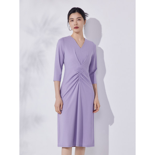 French shirring deconstructed design knitted skirt pink and blue wardrobe