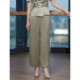 Pink and blue wardrobe 2026 summer new style shiny loose wide leg trousers for women