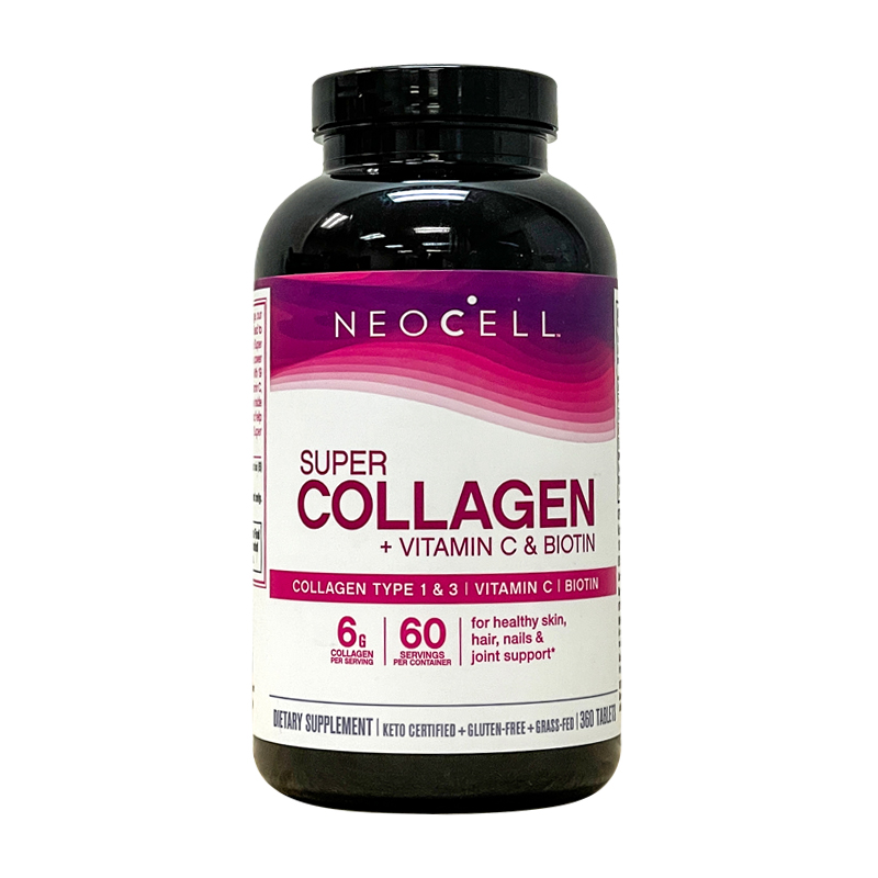 美国直邮 NeoCell Super Collagen+C胶原蛋白片提拉紧致女性360片 - 图3