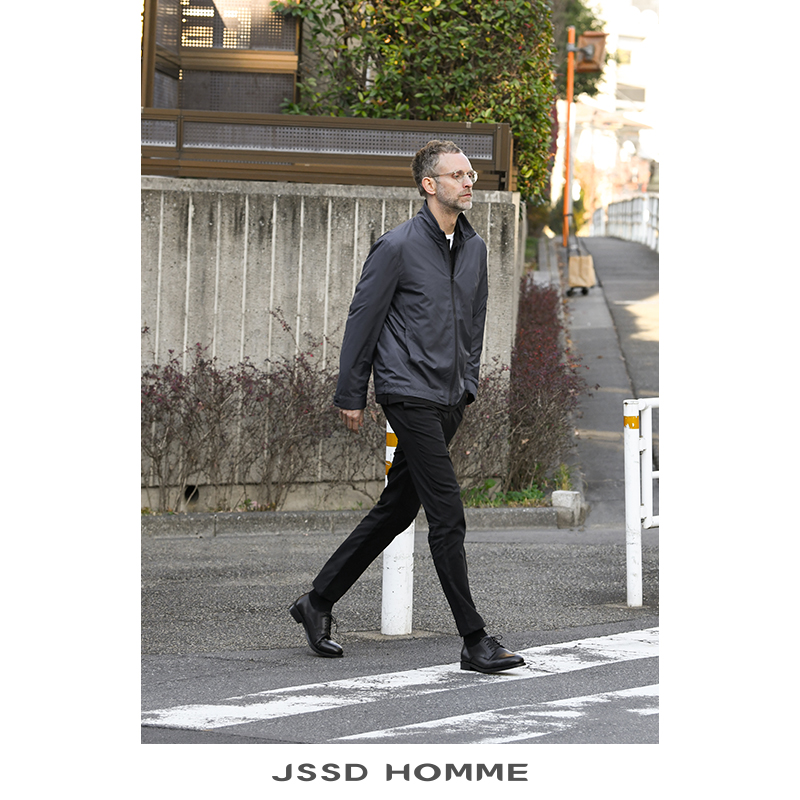 JSSD HOMME 春季2024新款曰本料外套男士商务通勤立领休闲夹克男 - 图0