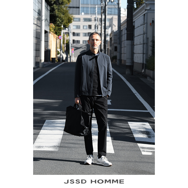 JSSD HOMME 2024新款日企面料男士立领夹克外套商务休闲夹克男款 - 图0