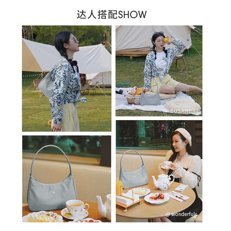 莱夫轻便腋下包女士2026新款高级感法棍包帆布手提包尼龙单肩小包,淘宝优惠券,粉丝福利购,淘宝优惠卷