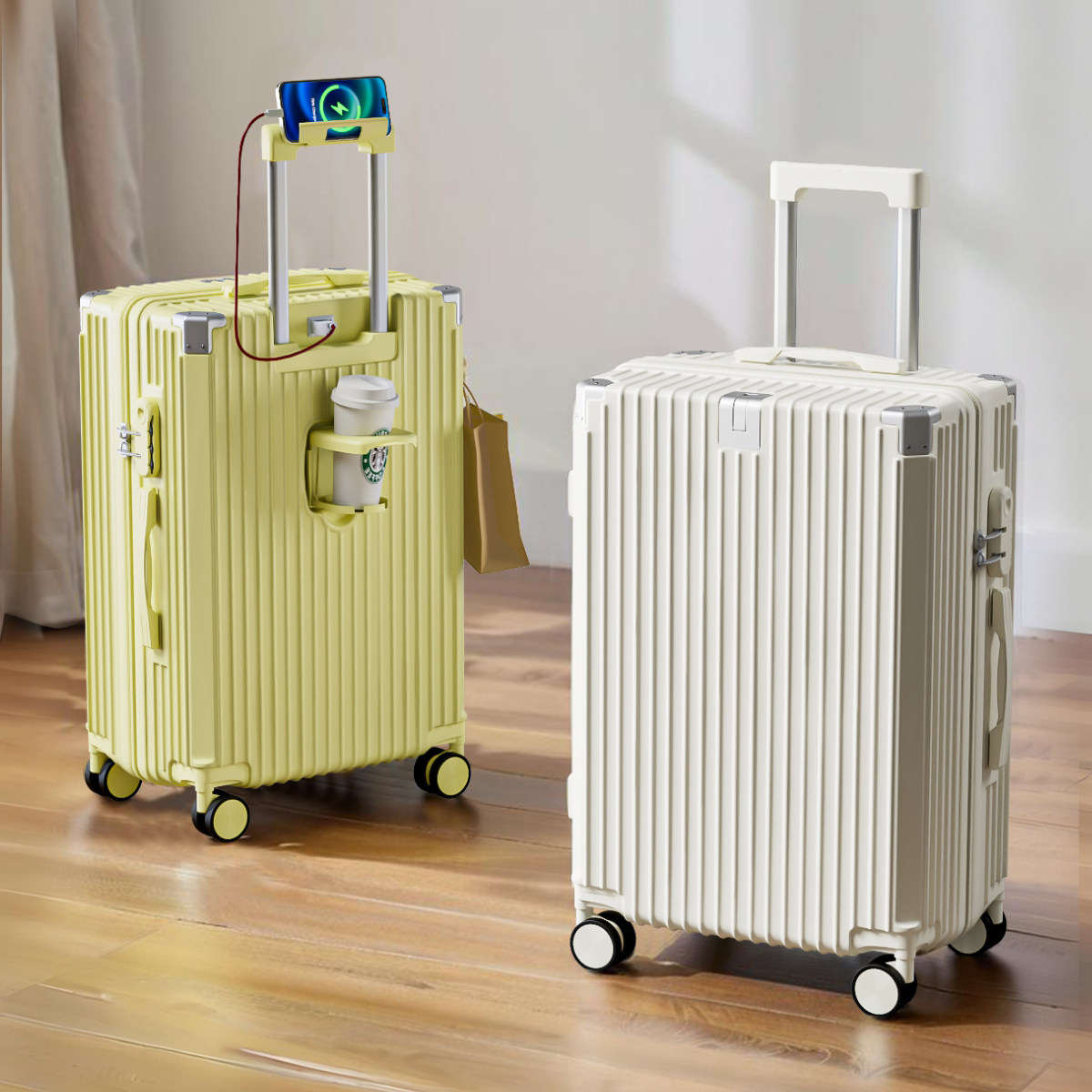 行李箱女2025新款20寸旅行箱登机箱大容量28寸拉杆箱男密码箱子24,淘宝优惠券,粉丝福利购,淘宝优惠卷