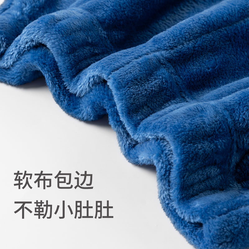 SCHIESSER舒雅童装男童法兰绒软糯亲肤连帽睡衣长裤家居服套装