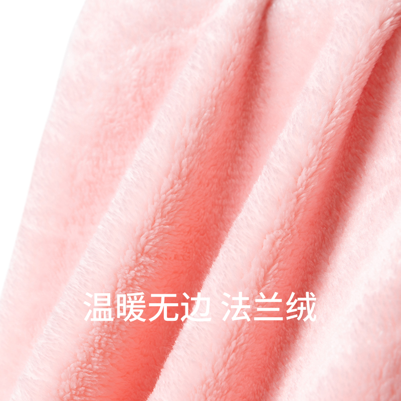 SCHIESSER舒雅童装新品女童法兰绒软糯亲肤连帽睡衣家居服套装