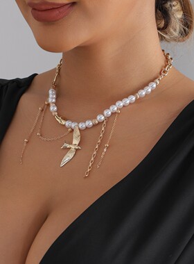 Darcosr暗捕快珍珠飞鸟项链设计