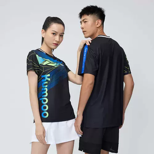 Форма для бадминтона подходит для мужчин и женщин, быстросохнущая футболка с коротким рукавом, спортивный бюстгальтер, набивка пером, коллекция 2022