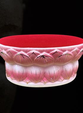 陶瓷佛像底座加高供奉观音财神爷关公莲花座摆件托架家用佛堂摆件