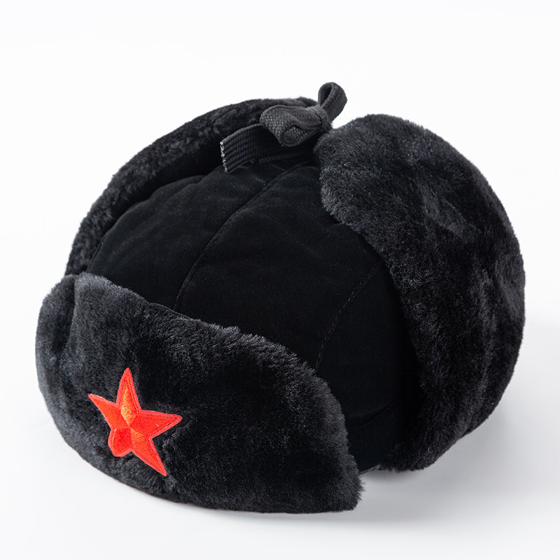 秋冬季儿童户外保暖雷锋帽防风护耳滑雪棉帽宝宝东北帽子女防寒男,淘宝优惠券,粉丝福利购,淘宝优惠卷