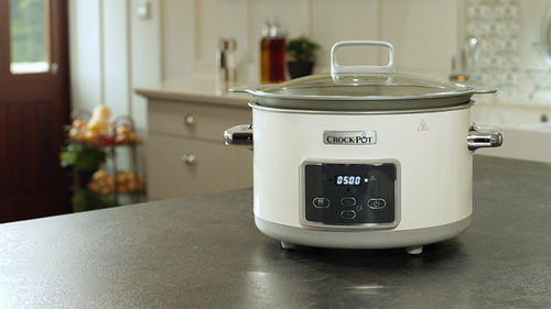 100%英国代购进口Crock-Pot CSC026玻璃锅盖不粘慢炖锅电炖锅5L - 图0
