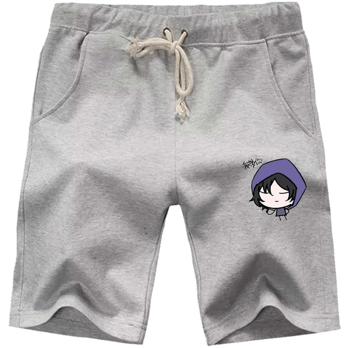 超自然行动组小黄爱丽丝阿念动漫周边cos男女情侣可定制五分短裤 - 图1