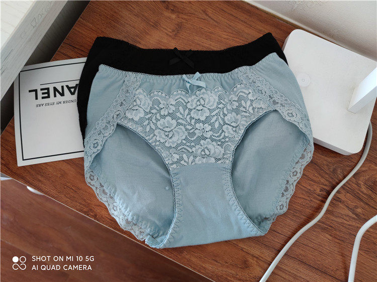日系外贸女士纯棉内裤中腰包臀蕾丝无痕高开叉无缝白色全棉档大码,淘宝优惠券,粉丝福利购,淘宝优惠卷