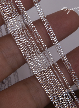 925纯银费加罗项链男女锁骨链