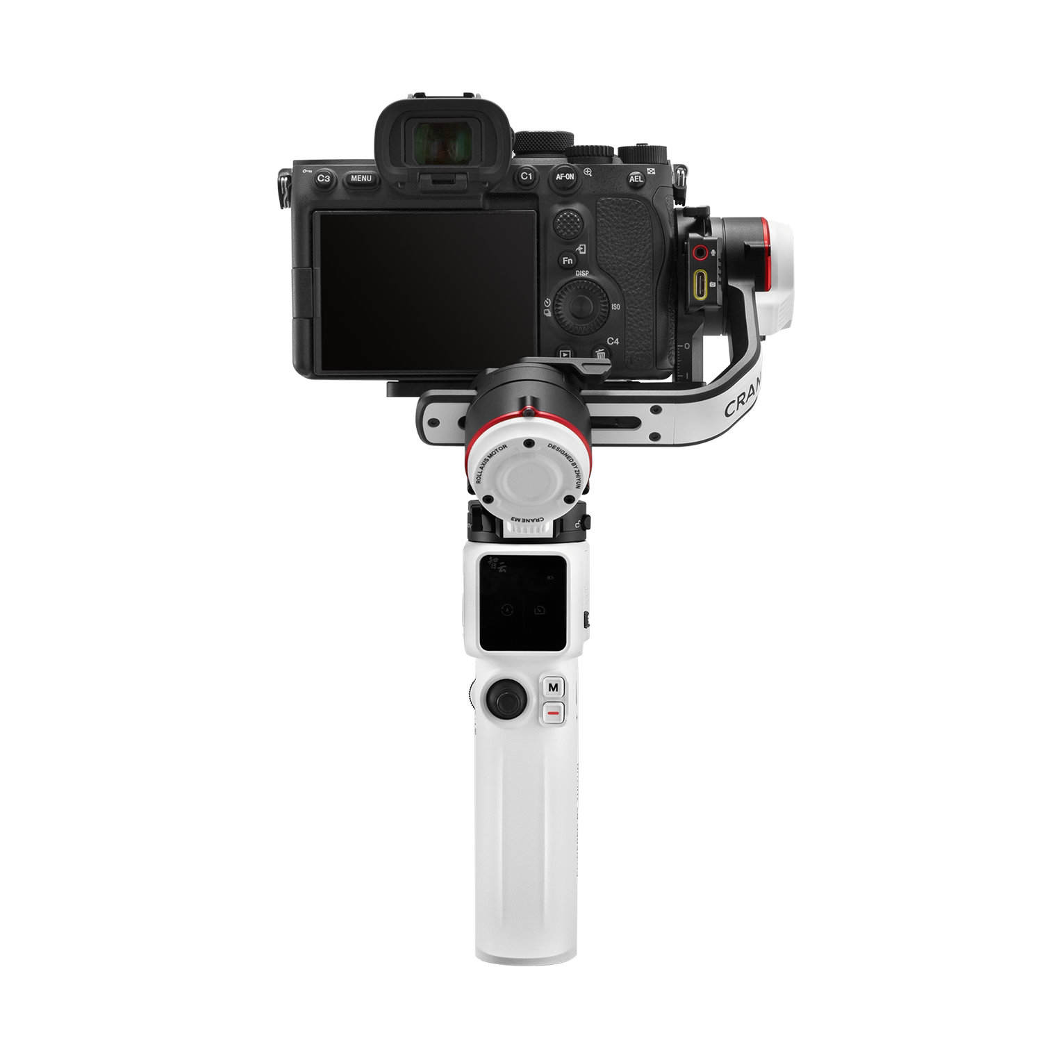 智云m3相机稳定器微单云台卡片机gopro防抖手持平衡器vlog相机支架