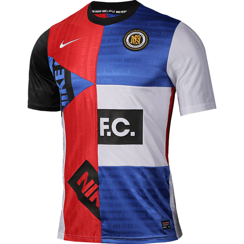 天朗足球耐克Nike F.C.新款男子运动足球短袖T恤CJ2490-480-010-图3