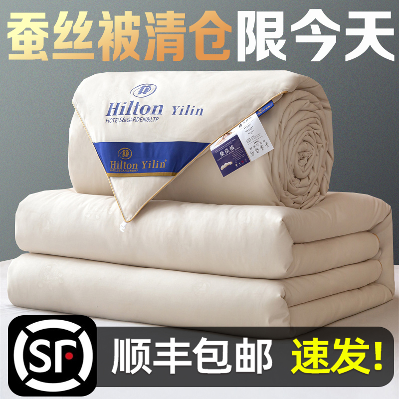 出口清仓酒店蚕丝被100桑蚕丝春秋被夏凉被空调学生被子冬被芯棉,淘宝优惠券,粉丝福利购,淘宝优惠卷
