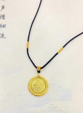 言德珠宝锤纹黄财神言德金包银NGTC证书·深检证书