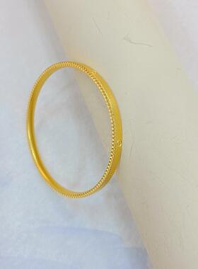 言德珠宝古法网红手镯（窄）言德金包银NGTC证书·深检证书