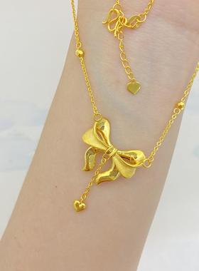 言德珠宝在逃公主套链言德金包银NGTC证书·深检证书