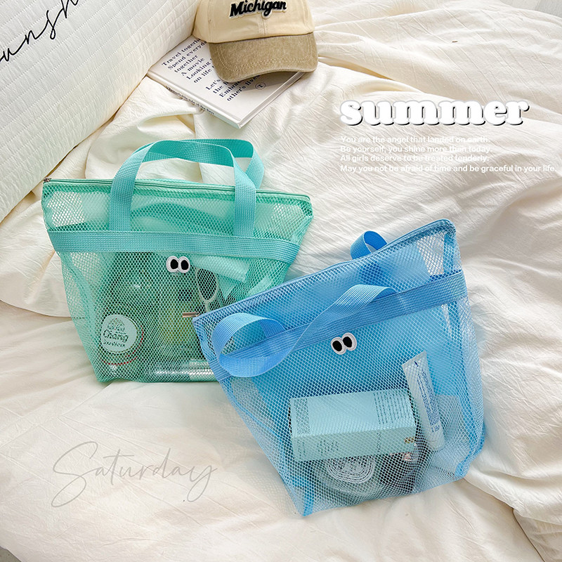 大眼睛沙滩包收纳包干湿分离防水收纳袋便携男女沙滩大容量双肩包,淘宝优惠券,粉丝福利购,淘宝优惠卷